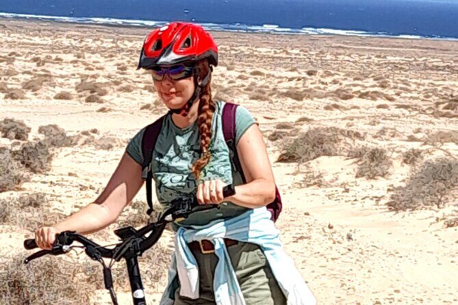 Corralejo E-trial Scooter Off Road Tour - Stop-by-stop: Majanicho Beach, Lomo Blanco, and Playa del Bajo de la Burra