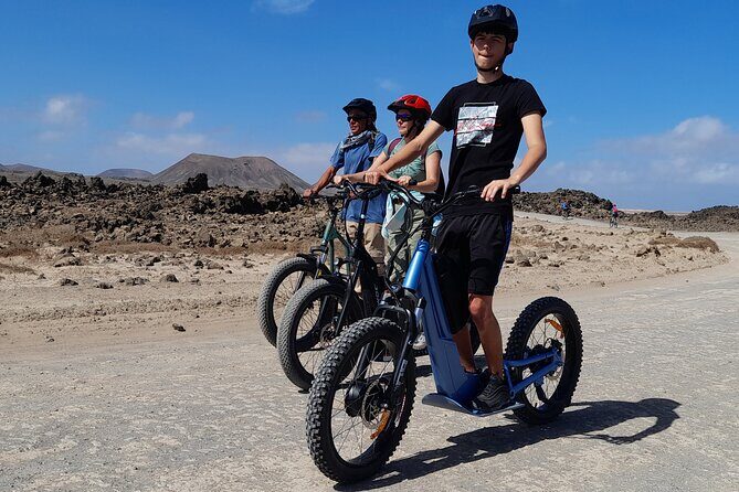 Corralejo E-trial Scooter Off Road Tour - Route context: volcanoes, desert tracks, and a ride toward El Cotillo