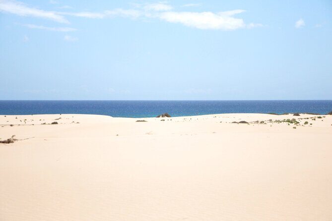 Explore the North of Fuerteventura - Private Camper Tour - Corralejo Dunes Natural Park: the desert meets the sea